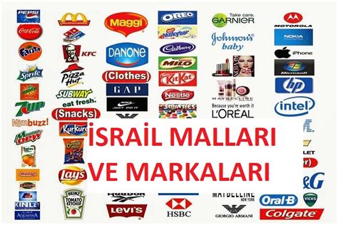 israil malları tam listesi 2023